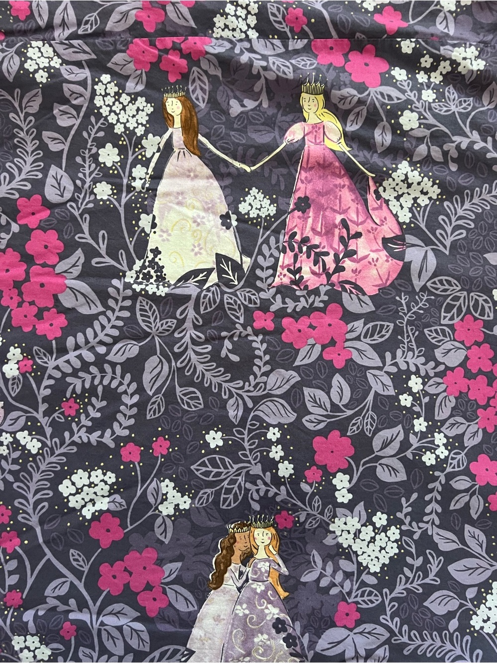 Pottery Barn Kids Sonja Princess Duvet Cover & 2 shams FULL/QUEEN